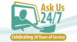 Ask Us 24/7 logo